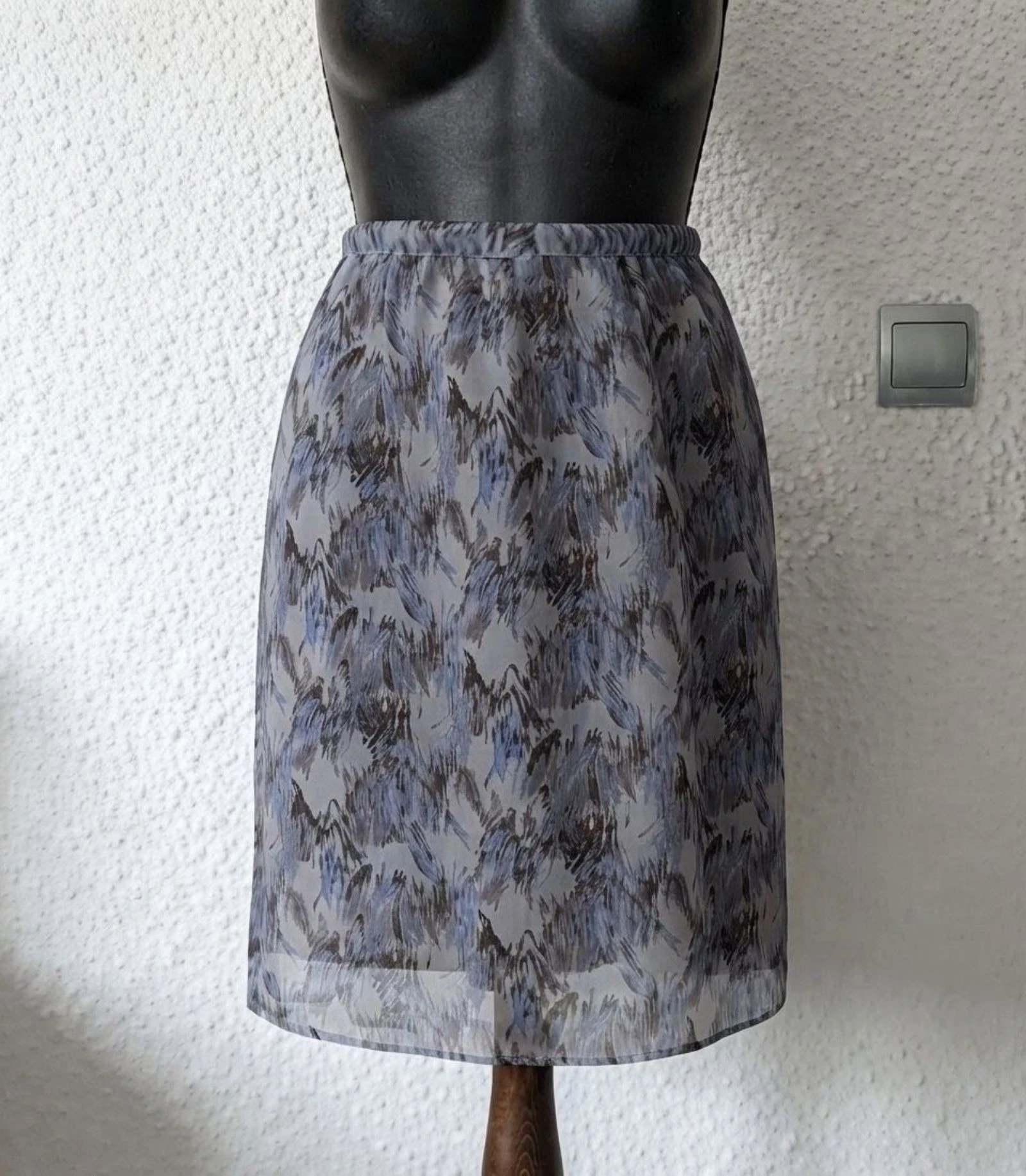 Falda MIDI de gasa Vintage Talla XXL ó 44
